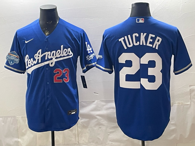 Men Los Angeles Dodgers #23 Tucker blue Game 2026 Nike MLB Jersey 0408004->->MLB Jersey